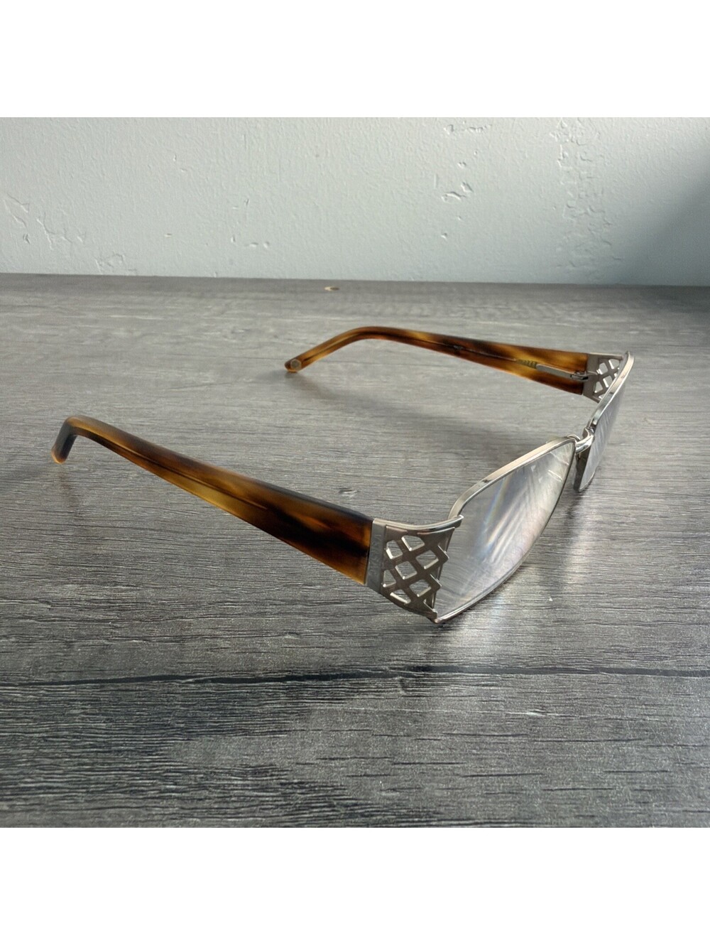 Versace Eyeglasses Italy1160 1052 53-16-130 Gold Brown Havana FRAMES ONLY